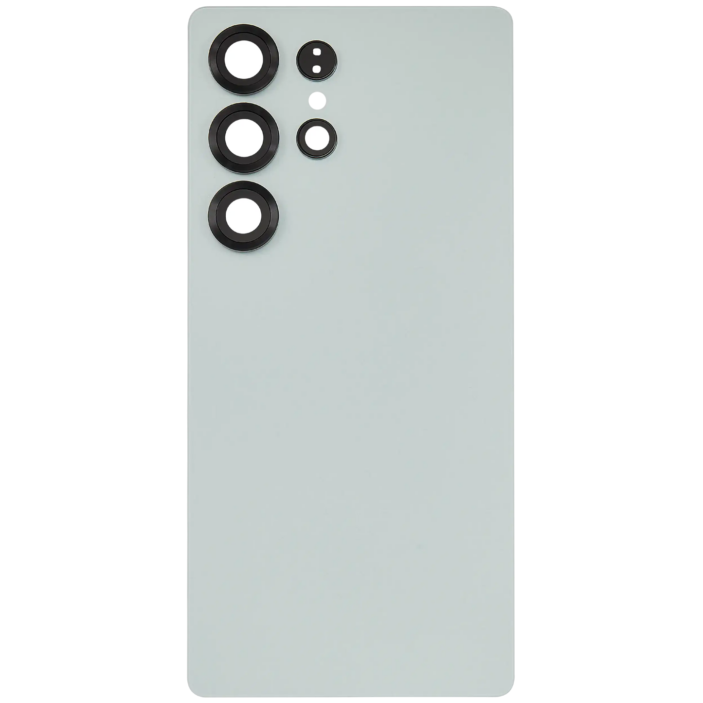 Back Cover Glass With Camera Lens For Samsung Galaxy S25 Ultra 5G (No Logo) (Aftermarket Plus) (Titanium Jade Green)