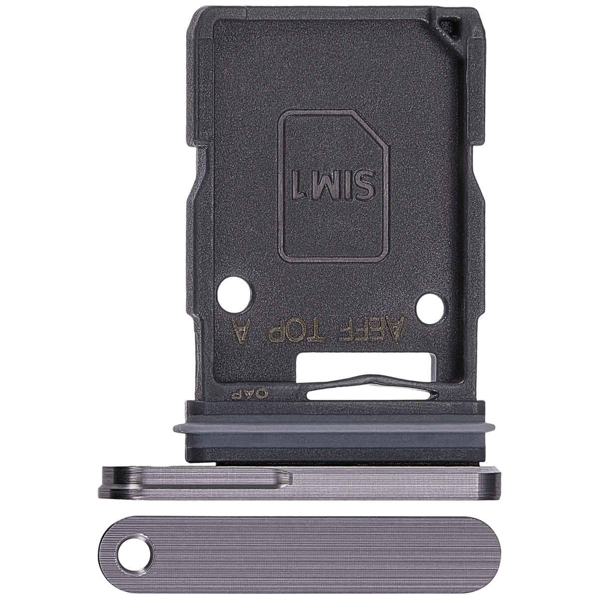 Single Sim Card Tray For Samsung Galaxy A56 5G (A566 / 2025) (Graphite) - product image 1