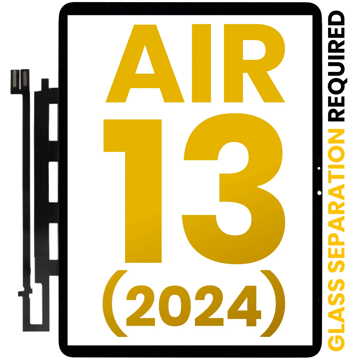 Digitizer For iPad Air 13" (2024) / Air 13" (2025) (Glass Separation Required) (Premium)