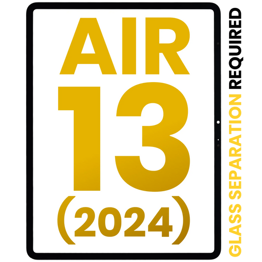 Front Glass For iPad Air 13" (2024) (Glass Separation Required) (Premium) (All Colors)