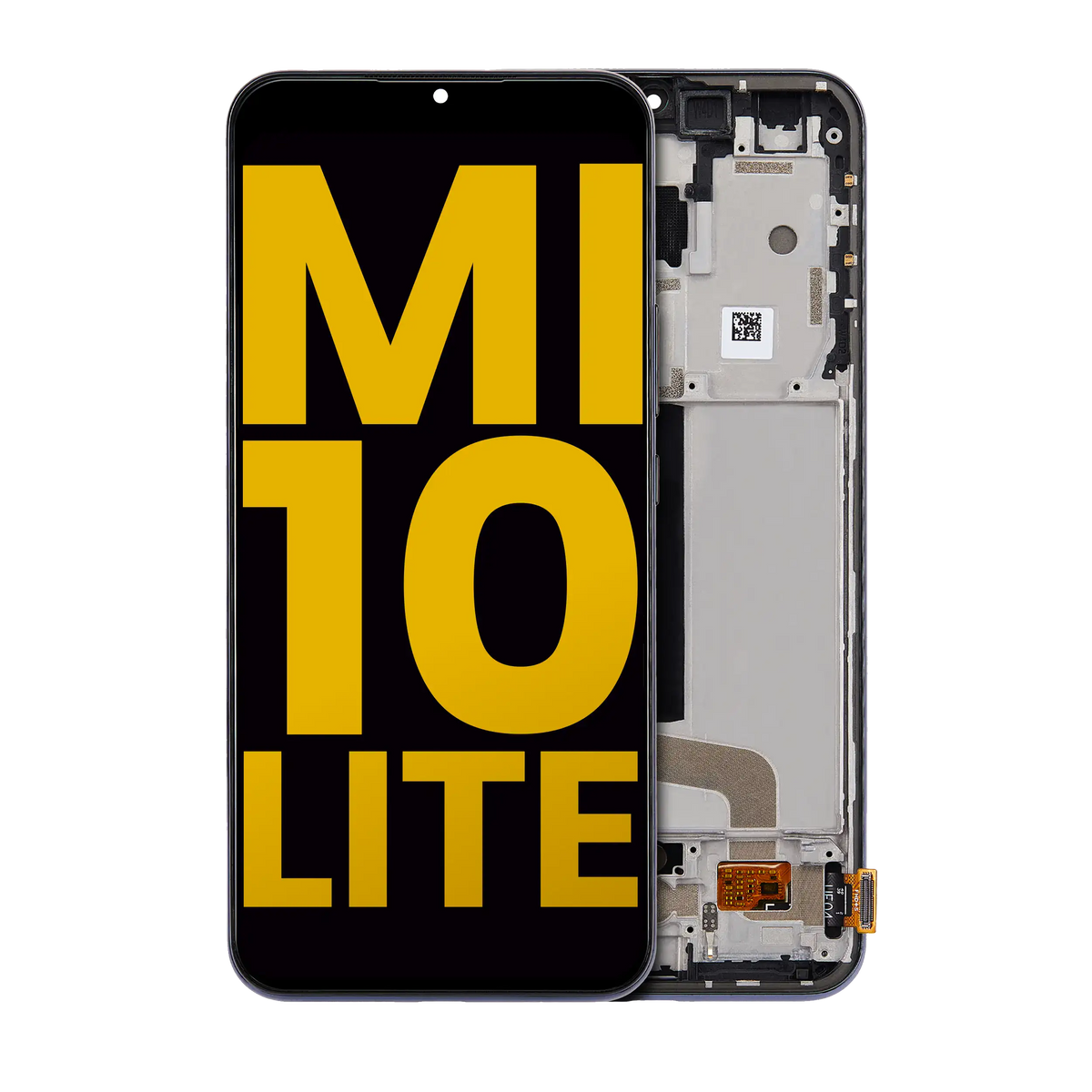 OLED Assembly With Frame For Xiaomi Mi 10 Lite 5G (Refurbished) (Cosmic Gray) - replacement part product image SKU 107082113409 - image 1