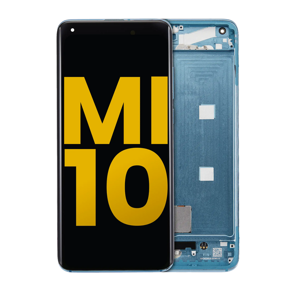 OLED Assembly With Frame For Xiaomi Mi 10 5G (Refurbished) (Coral Green) - replacement part product image SKU 107082114703 - image 1