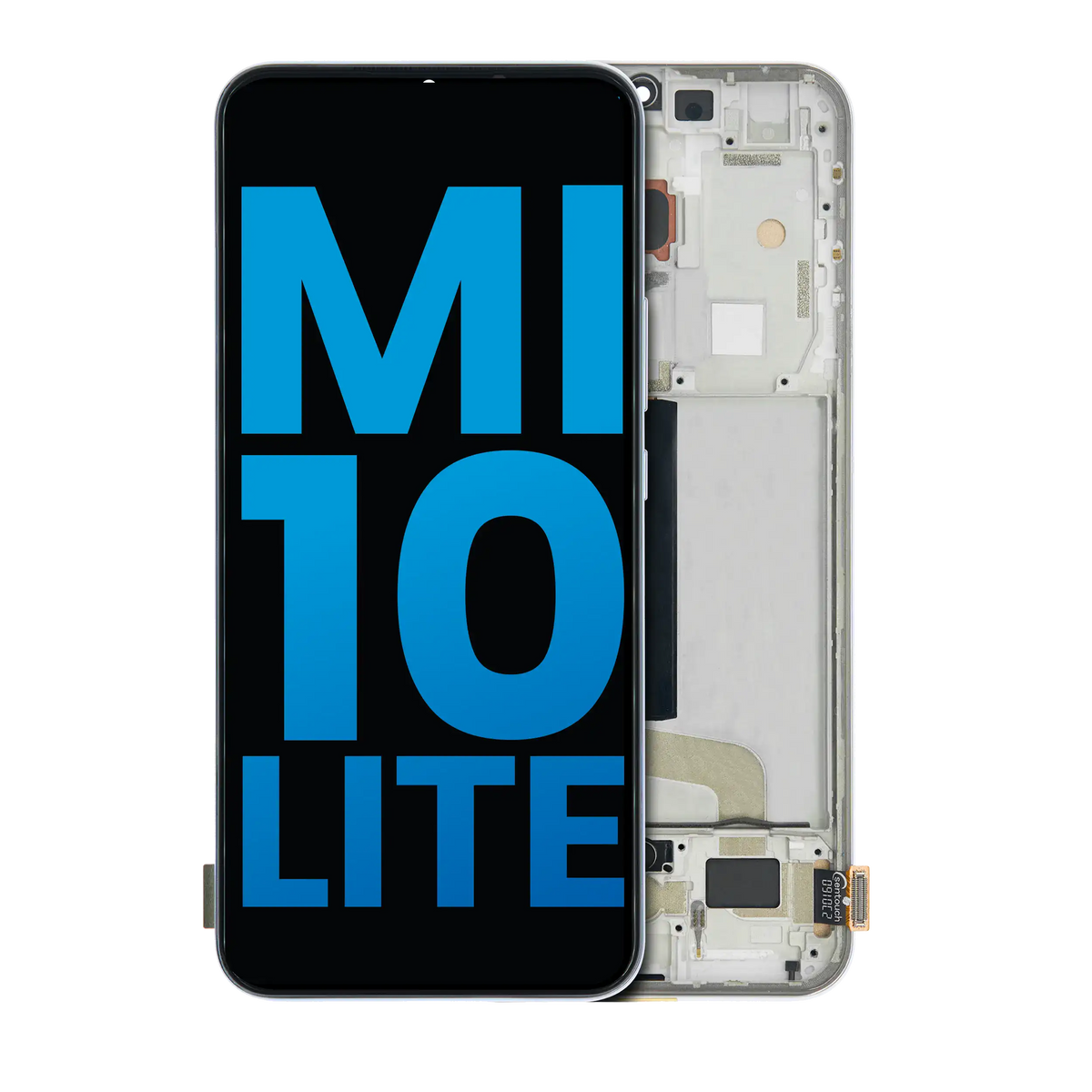 LCD Assembly With Frame For Xiaomi Mi 10 Lite 5G (Aftermarket: Incell) (Dream White) - replacement part product image SKU 107082114804 - image 1
