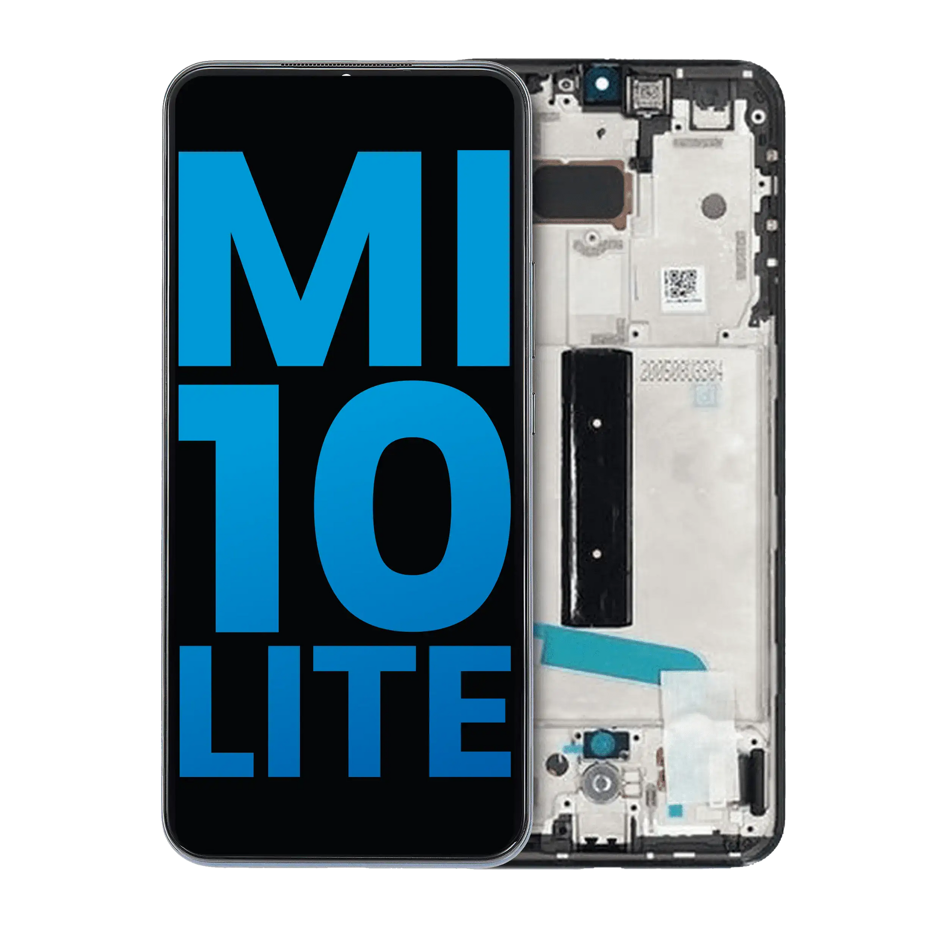 LCD Assembly With Frame For Xiaomi Mi 10 Lite 5G (Aftermarket: Incell) (Cosmic Gray) - replacement part product image SKU 107082113401 - image 1