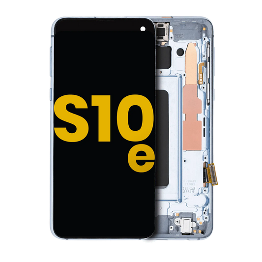 OLED Assembly With Frame For Samsung Galaxy S10E (Refurbished) (Prism Blue)