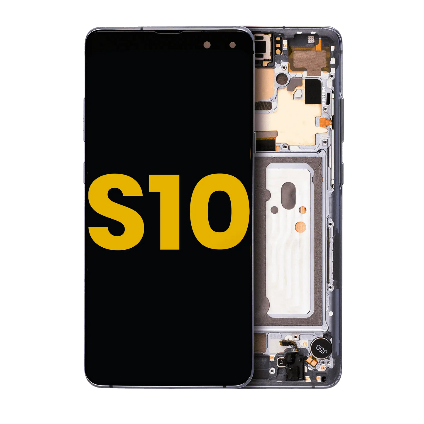 OLED Assembly With Frame For Samsung Galaxy S10 5G (Refurbished) (Majestic Black)