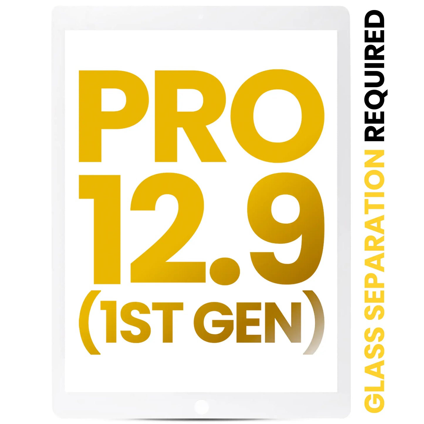 Digitizer For iPad Pro 12.9" 1st Gen (2015) (Glass Separation Required) (Premium) (White)