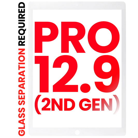 Digitizer For iPad Pro 12.9" 2nd Gen (2017) (Glass Separation Required) (Aftermarket Plus) (White)