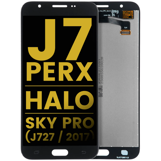LCD Assembly Without Frame For Samsung Galaxy J7 Perx / Halo / Sky Pro (J727 / 2017) (Refurbished) (Black) replacement part SKU 107082016228 product image 1