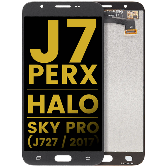 LCD Assembly Without Frame For Samsung Galaxy J7 Perx / Halo / Sky Pro (J727 / 2017) (Refurbished) (Silver / Gray) replacement part SKU 107082016231 product image 1