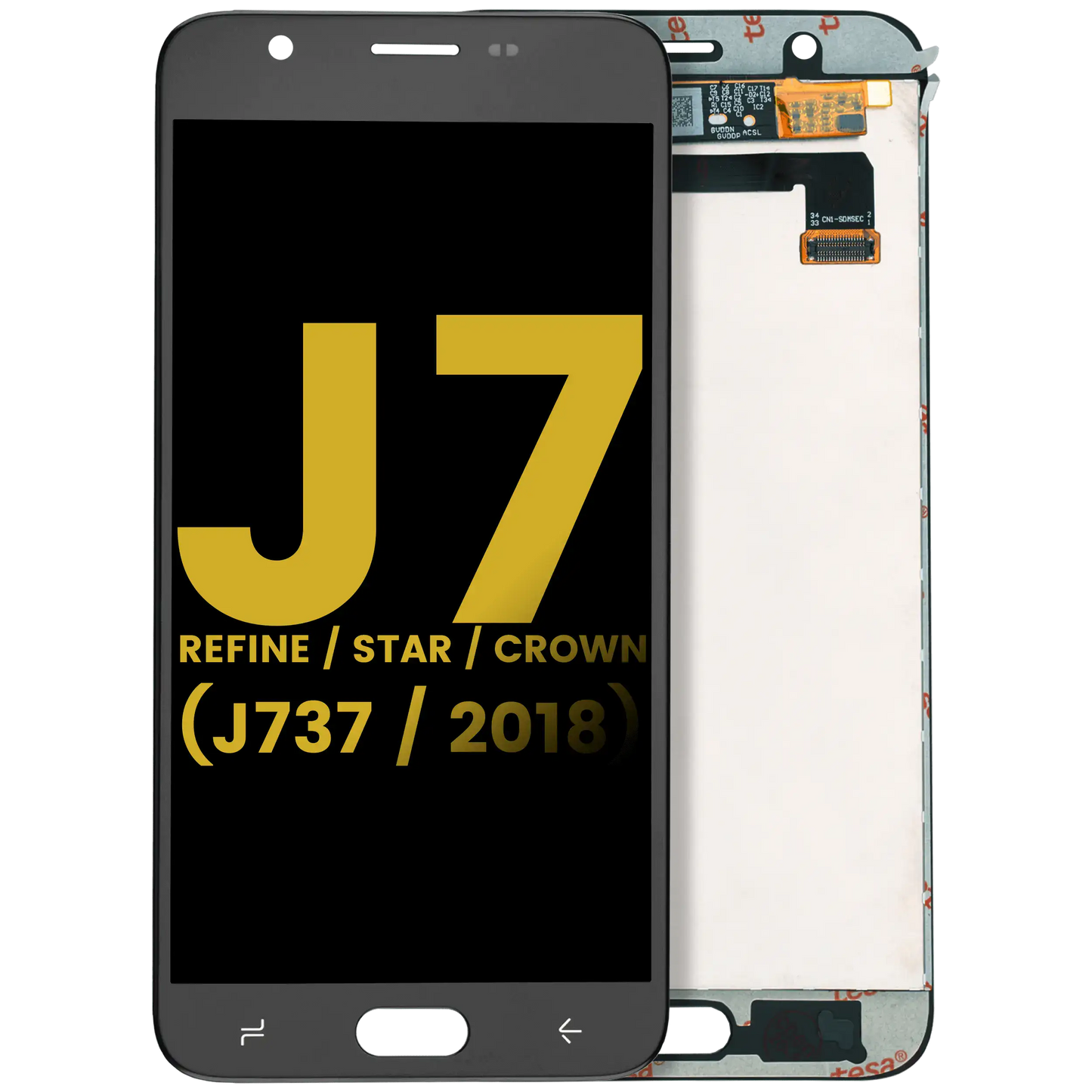 LCD Assembly Without Frame For Samsung Galaxy J7 Refine / Star / Crown (J737 / 2018) (Refurbished) (Black) - product image 1