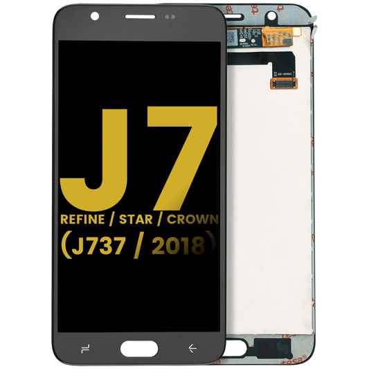 LCD Assembly Without Frame For Samsung Galaxy J7 Refine / Star / Crown (J737 / 2018) (Refurbished) (Black) - Samsung Galaxy LCD screen assembly replacement product image 1