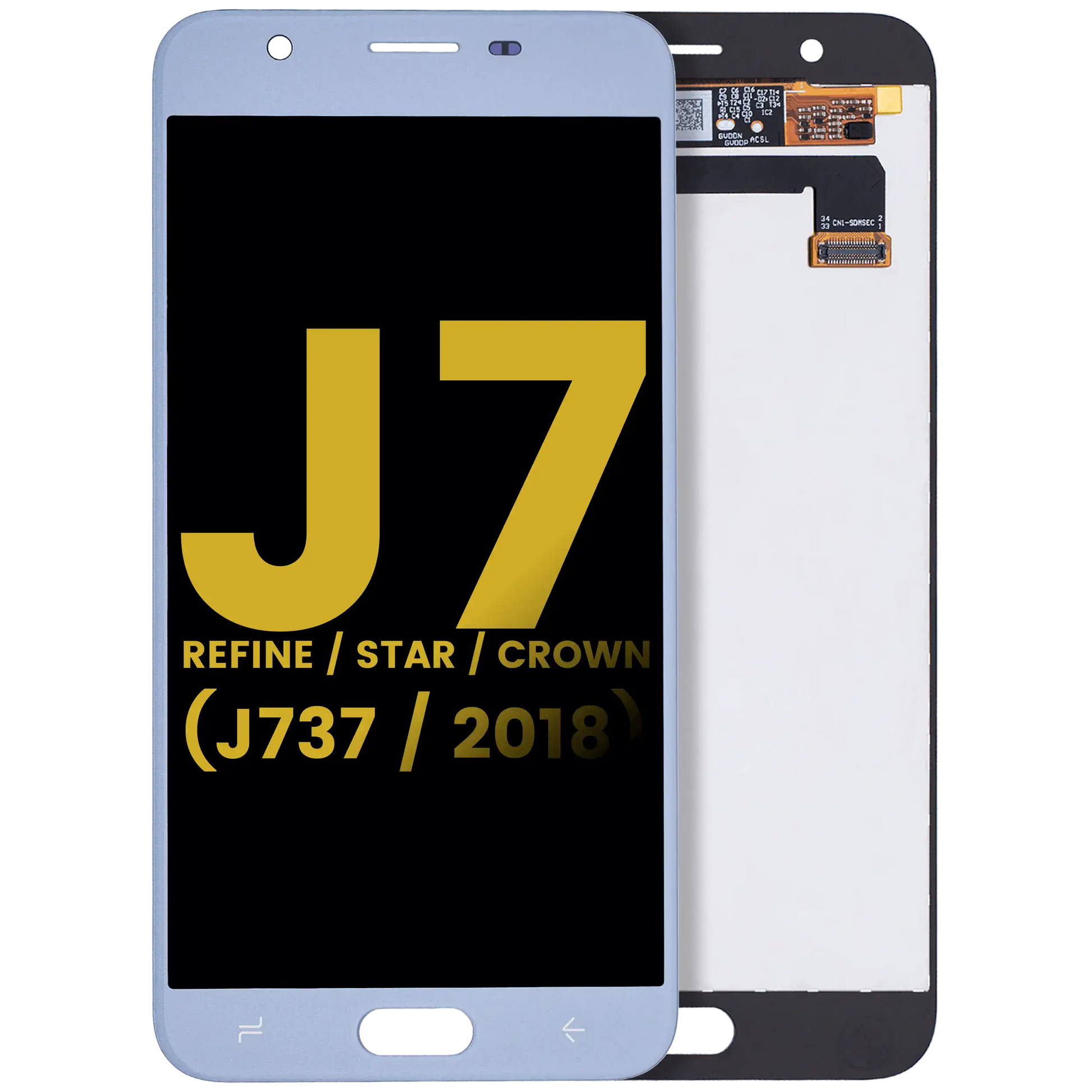 LCD Assembly Without Frame For Samsung Galaxy J7 Refine / Star / Crown (J737 / 2018) (Refurbished) (Blue) - product image 1