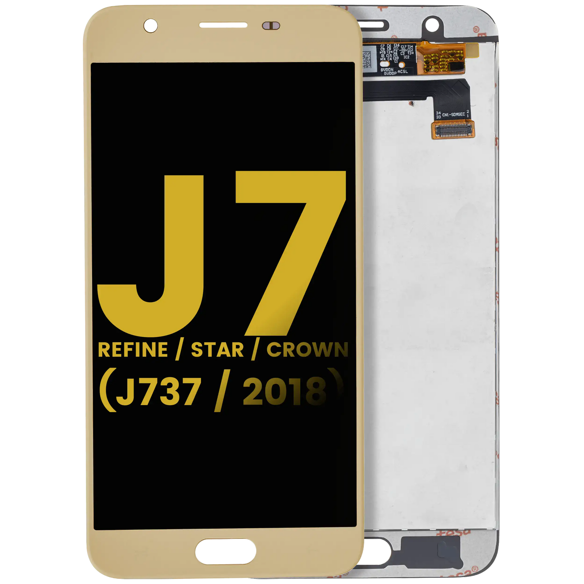 LCD Assembly Without Frame For Samsung Galaxy J7 Refine / Star / Crown (J737 / 2018) (Refurbished) (Gold) - product image 1