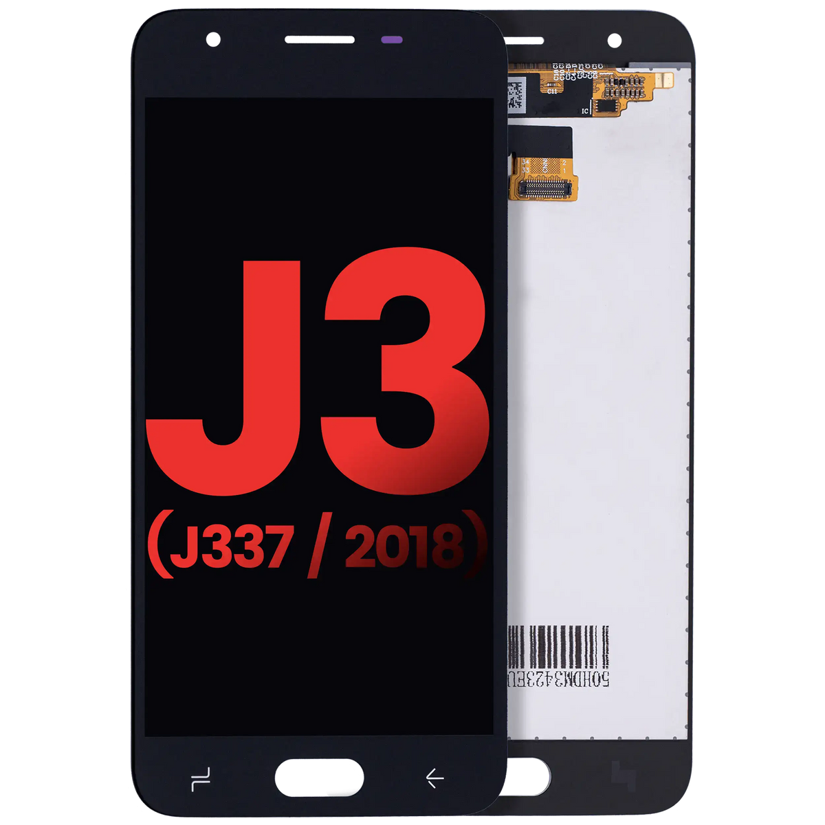 LCD Assembly Without Frame For Samsung Galaxy J3 Star / Aura / Amp Prime 3 (J337 / 2018) (Aftermarket Plus) (Black) | Samsung Galaxy J3 (J337 / 2018) Replacement Parts | product image 1