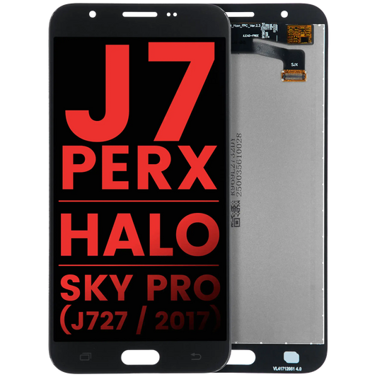 LCD Assembly Without Frame For Samsung Galaxy J7 Perx / Halo / Sky Pro (J727 / 2017) (Aftermarket Plus) (Black) replacement part SKU 107082113990 product image 1