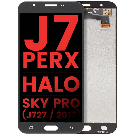 LCD Assembly Without Frame For Samsung Galaxy J7 Perx / Halo / Sky Pro (J727 / 2017) (Aftermarket Plus) (Silver / Gray) replacement part SKU 107082113991 product image 1