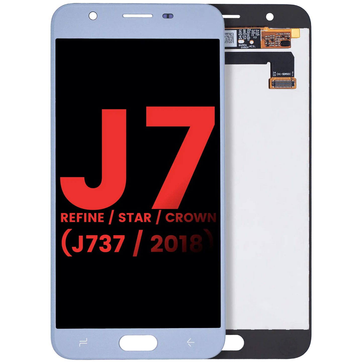 LCD Assembly Without Frame For Samsung Galaxy J7 Refine / Star / Crown (J737 / 2018) (Aftermarket Plus) (Blue) - product image 1