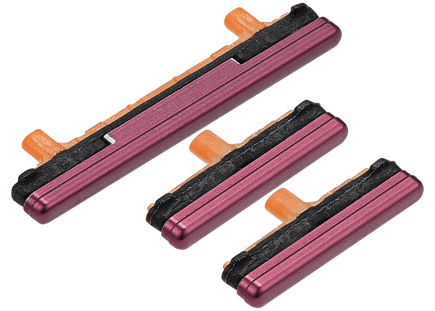 Hard Buttons (Power / Volume / Bixby) For Samsung Galaxy S9 / S9 Plus (Burgundy Red)