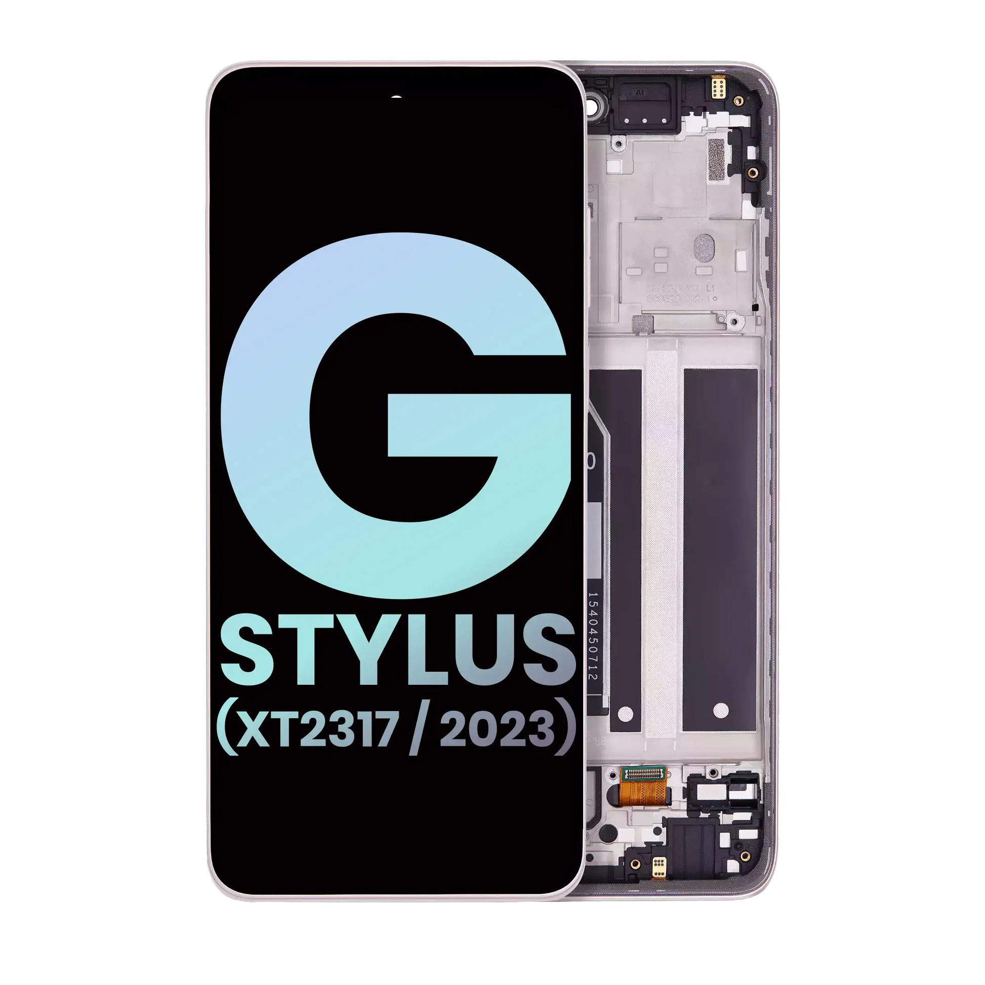 LCD Assembly With Frame For Motorola Moto G Stylus 4G (XT2317 / 2023) (Genuine OEM) (Pink) replacement part SKU 107082092102 image 1