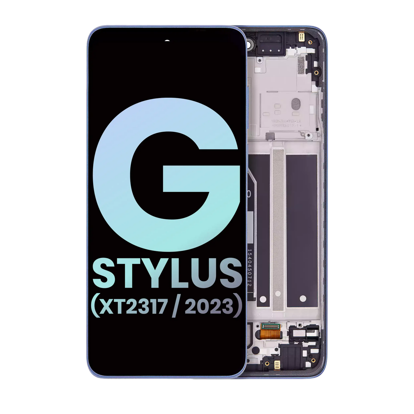 LCD Assembly With Frame For Motorola Moto G Stylus 4G (XT2317 / 2023) (Genuine OEM) (Blue) replacement part SKU 107082092101 image 1