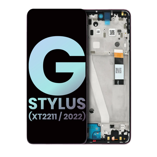 LCD Assembly With Frame For Motorola Moto G Stylus 4G (XT2211 / 2022) (Genuine OEM) (Metallic Rose) replacement part SKU 107012584790 image 1