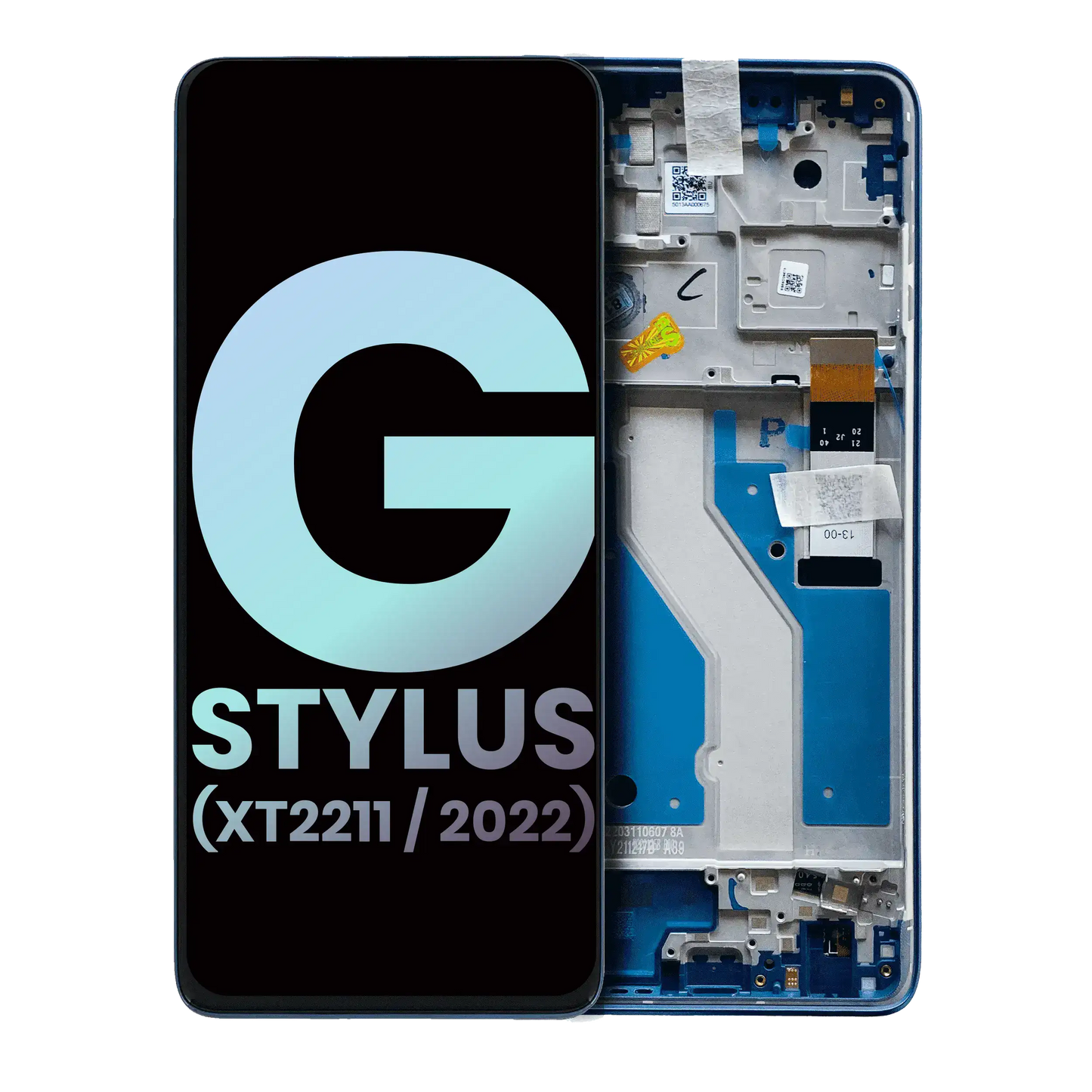 LCD Assembly With Frame For Motorola Moto G Stylus 4G (XT2211 / 2022) (Genuine OEM) (Twilight Blue) replacement part SKU 107082010163 image 1