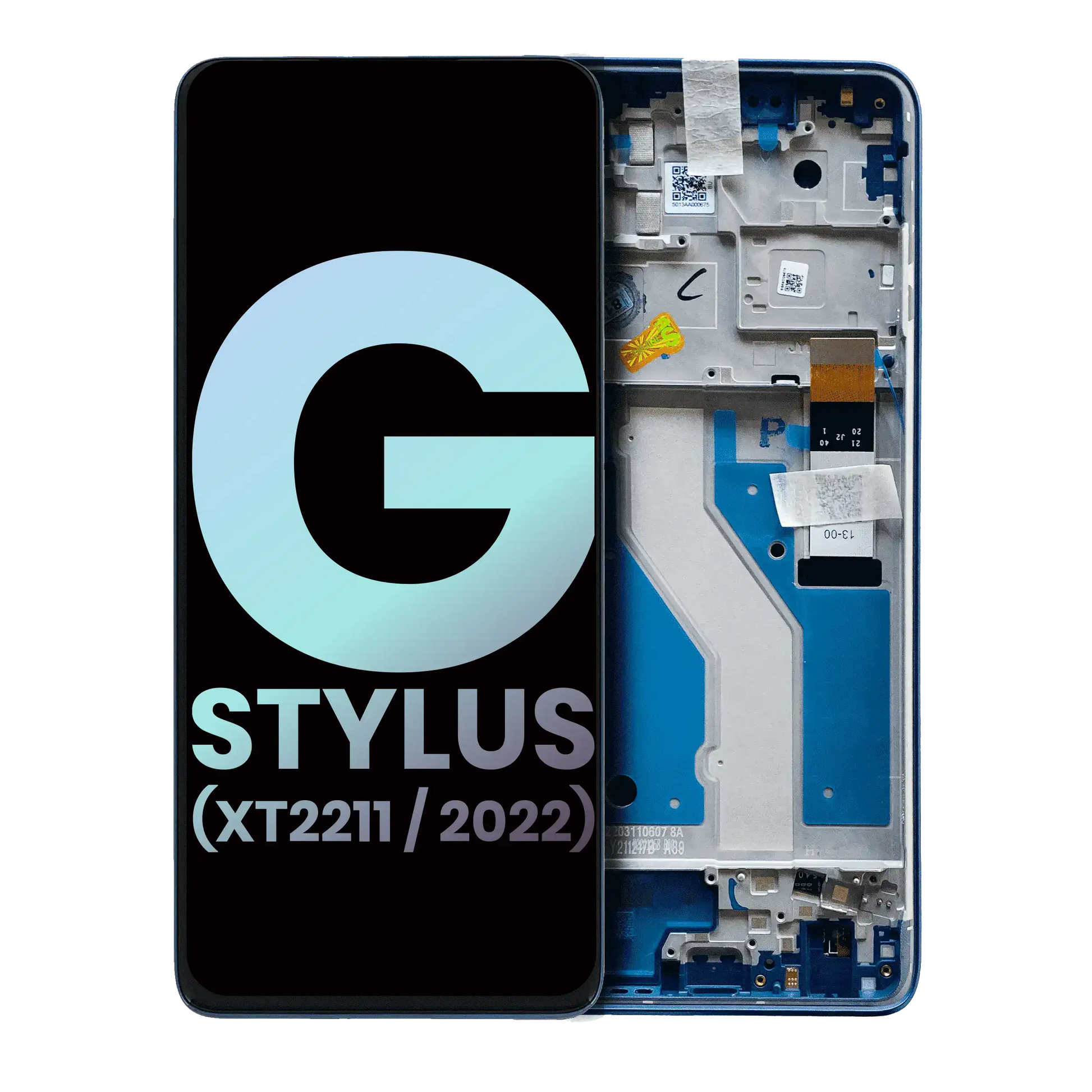 LCD Assembly With Frame For Motorola Moto G Stylus 4G (XT2211 / 2022) (Genuine OEM) (Twilight Blue) replacement part SKU 107082010163 image 1