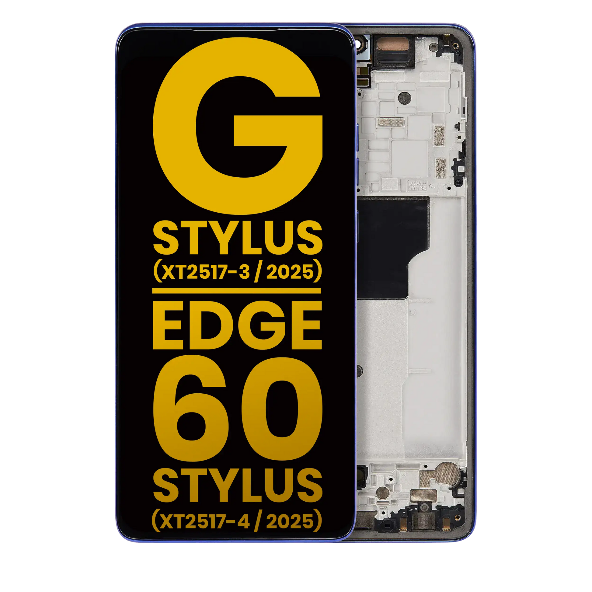 OLED Assembly With Frame Compatible For Motorola Moto G Stylus 5G (XT2517-3 / 2025) / Motorola Moto Edge 60 Stylus replacement part SKU 107082113541 image 1