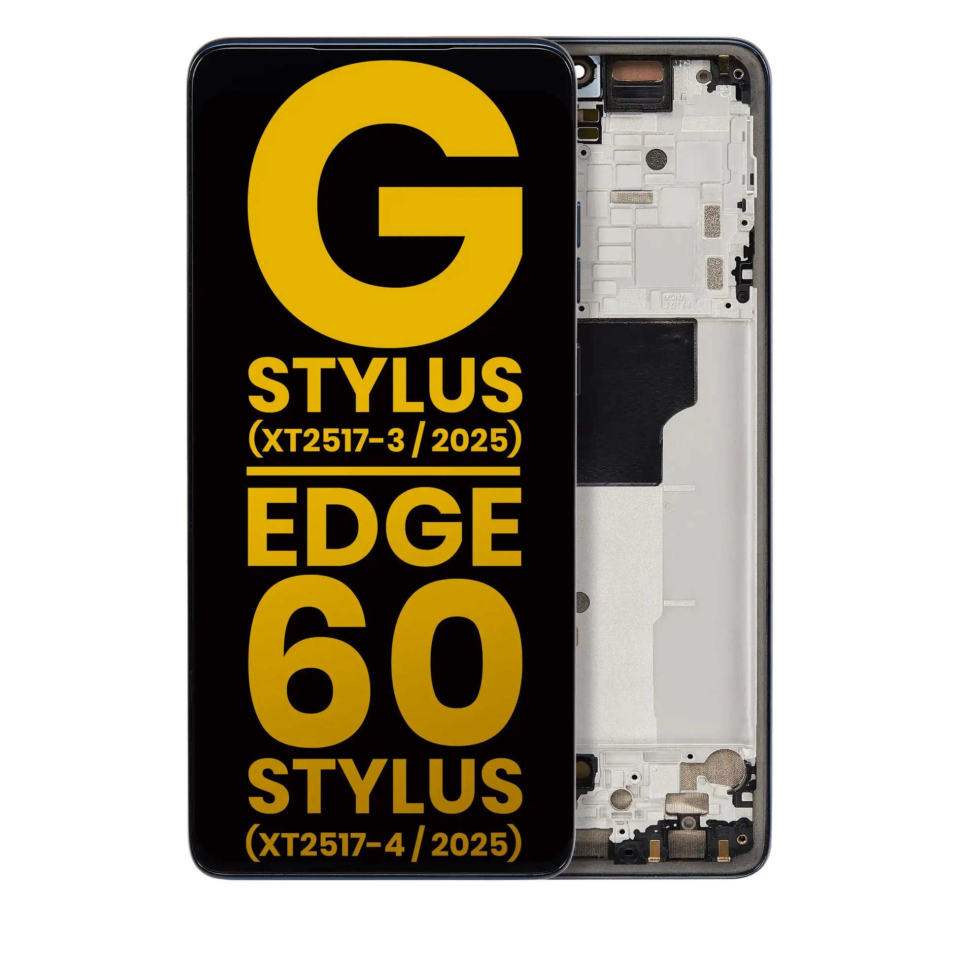 OLED Assembly With Frame Compatible For Motorola Moto G Stylus 5G (XT2517-3 / 2025) / Motorola Moto Edge 60 Stylus replacement part SKU 107082113540 image 1