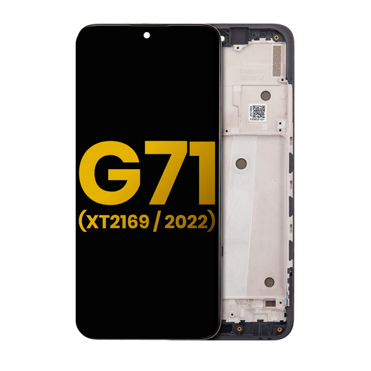 OLED Assembly With Frame For Motorola Moto G71 5G (XT2169 / 2022) (Refurbished) (All Colors) replacement part SKU 107085004004 image 1