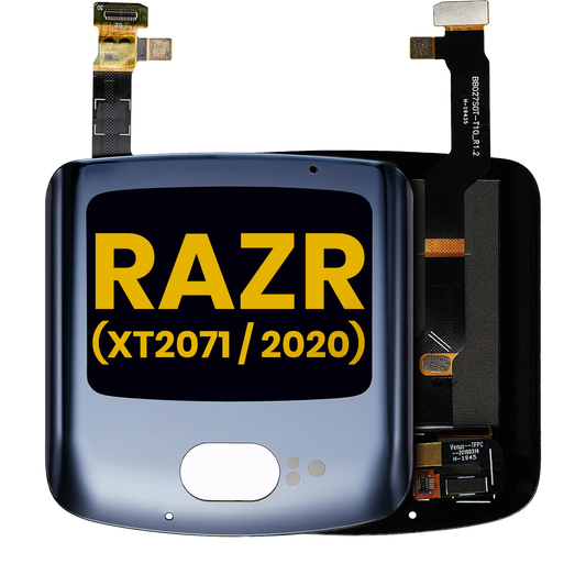 Outer OLED Assembly Without Frame For Motorola Razr 5G (XT2071 / 2020) (Refurbished) - Motorola replacement part image 1
