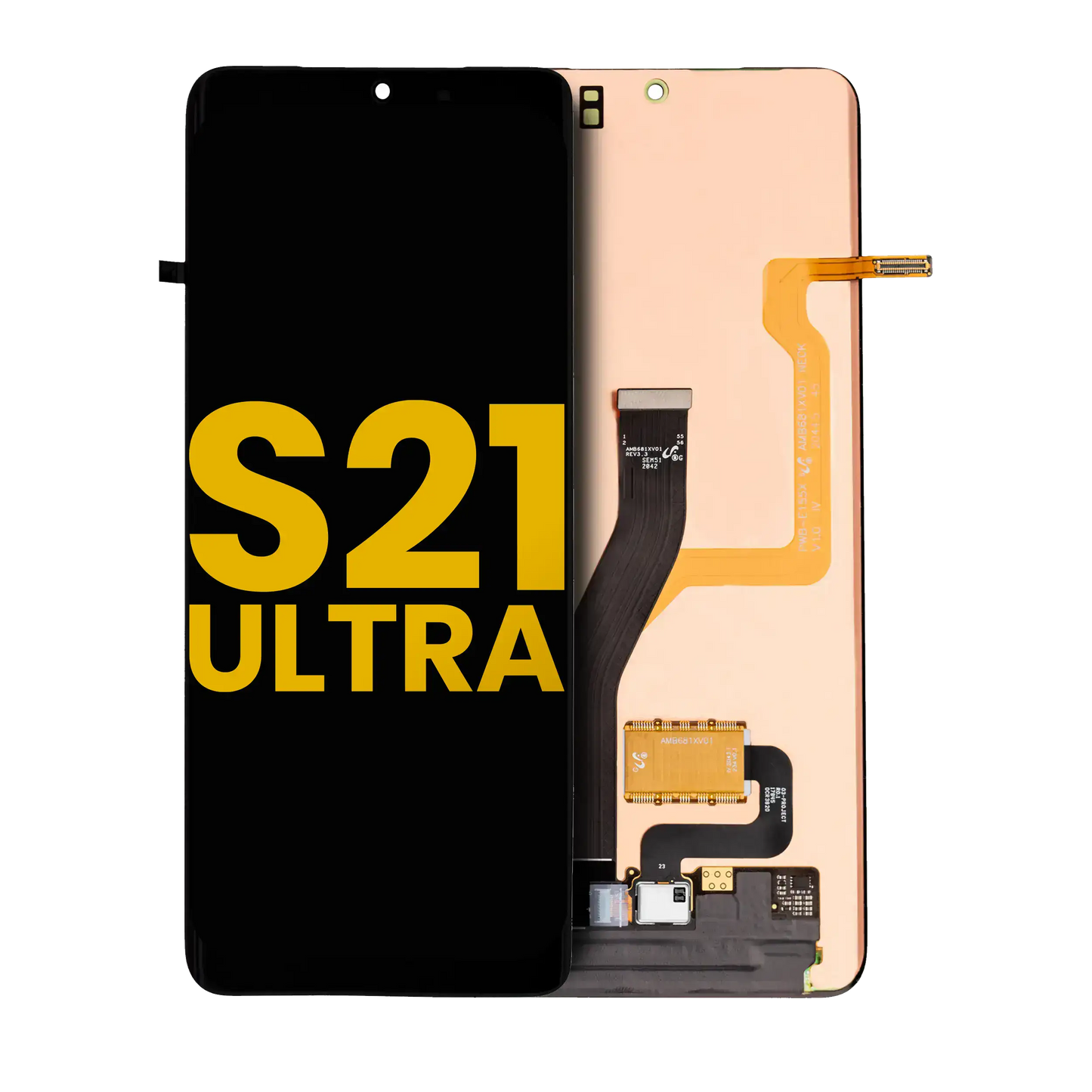 OLED Assembly Without Frame For Samsung Galaxy S21 Ultra 5G (Refurbished) (All Colors)