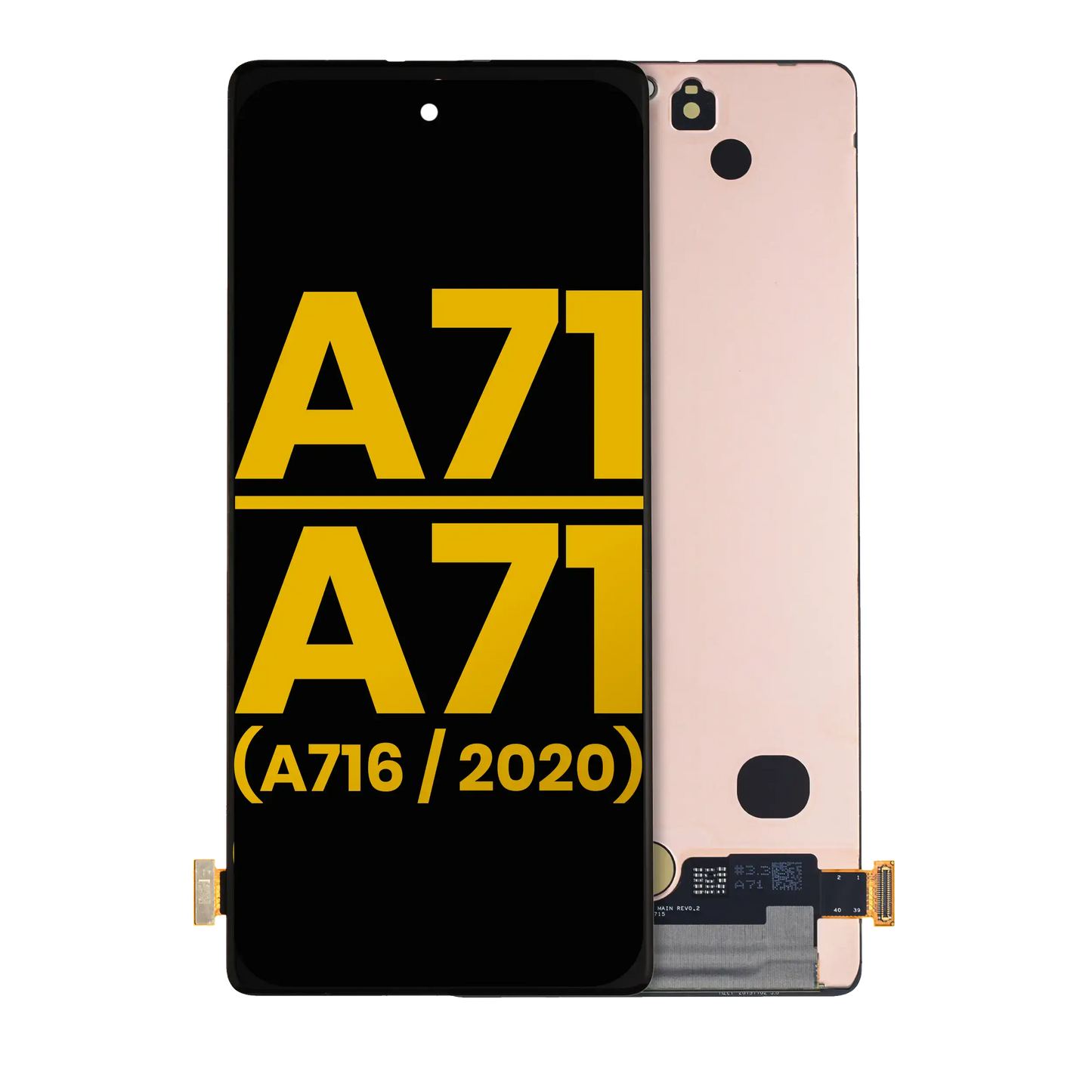 OLED Assembly Without Frame For Samsung Galaxy A71 5G / A71 5G UW (A716 / 2020) (Refurbished) (All Colors)