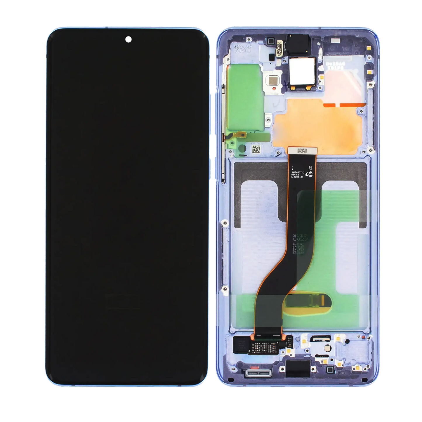 OLED Assembly With Frame For Samsung Galaxy S20 Plus 5G (Service Pack) (Purple)