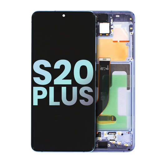 OLED Assembly With Frame For Samsung Galaxy S20 Plus 5G (Service Pack) (Purple)