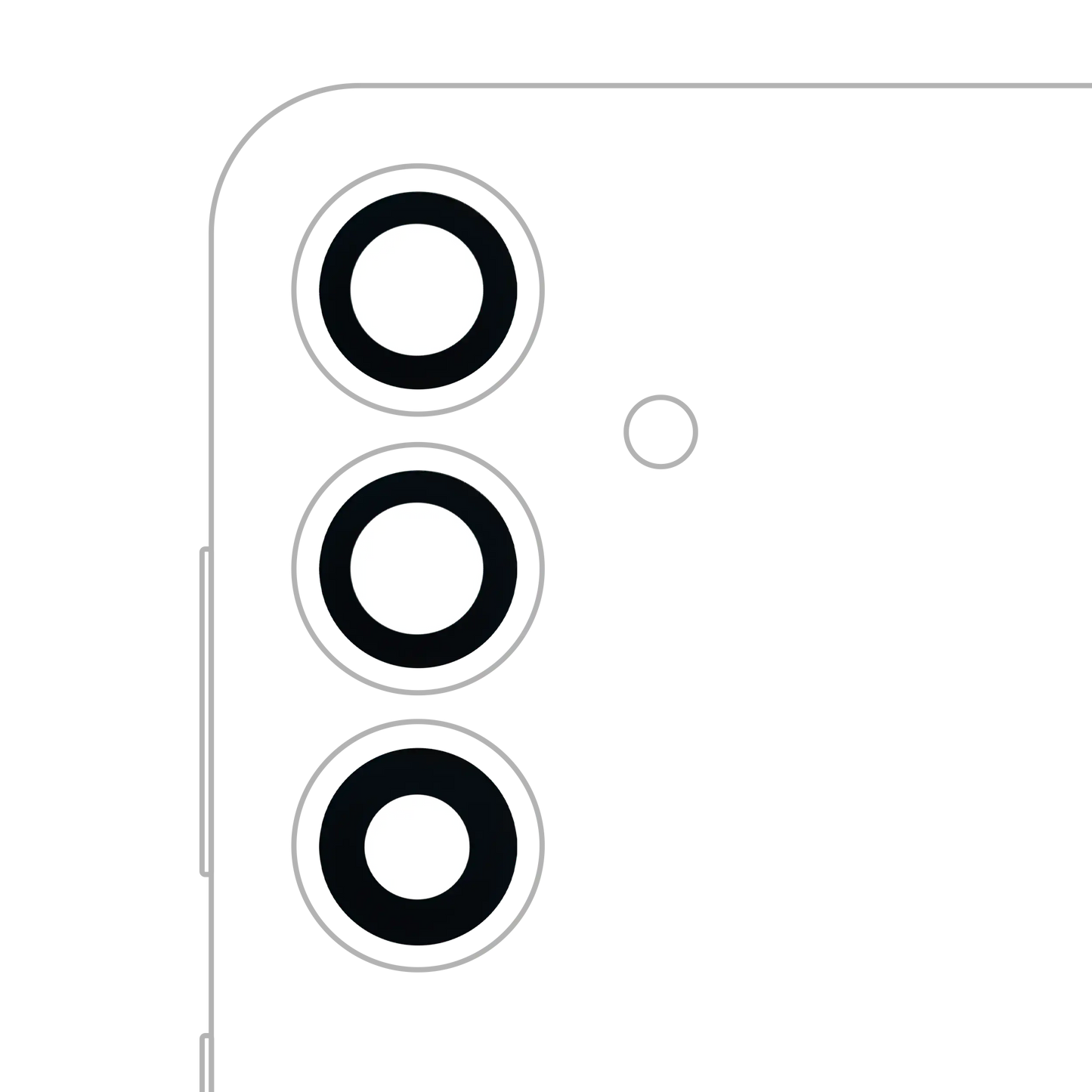 Back Camera Lens (Glass Only) With Adhesive For Samsung Galaxy S25 5G (3 Piece Set) (All Colors)