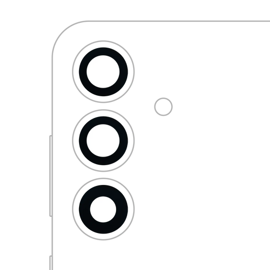 Back Camera Lens (Glass Only) With Adhesive For Samsung Galaxy S25 5G (3 Piece Set) (All Colors)
