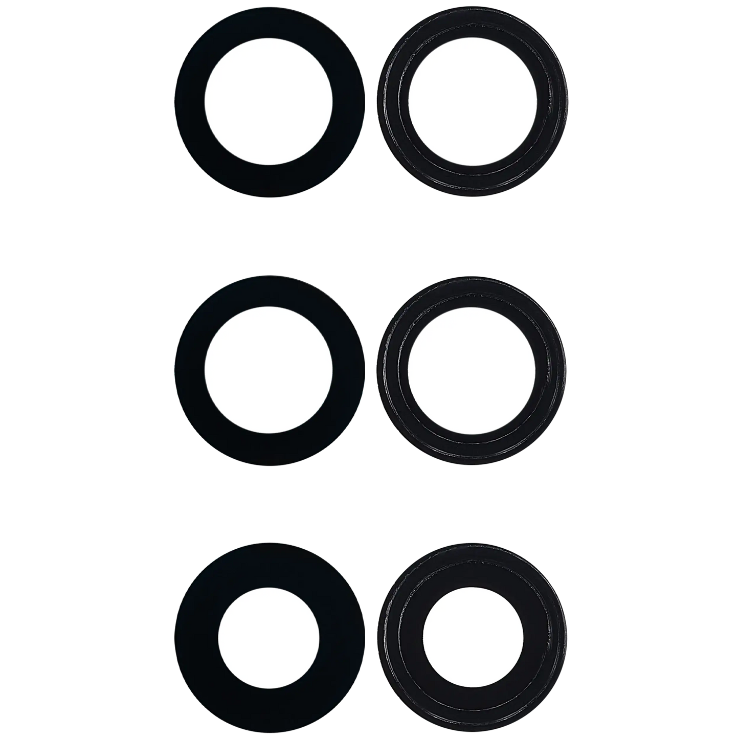 Back Camera Lens (Glass Only) With Adhesive For Samsung Galaxy S25 5G (3 Piece Set) (All Colors)