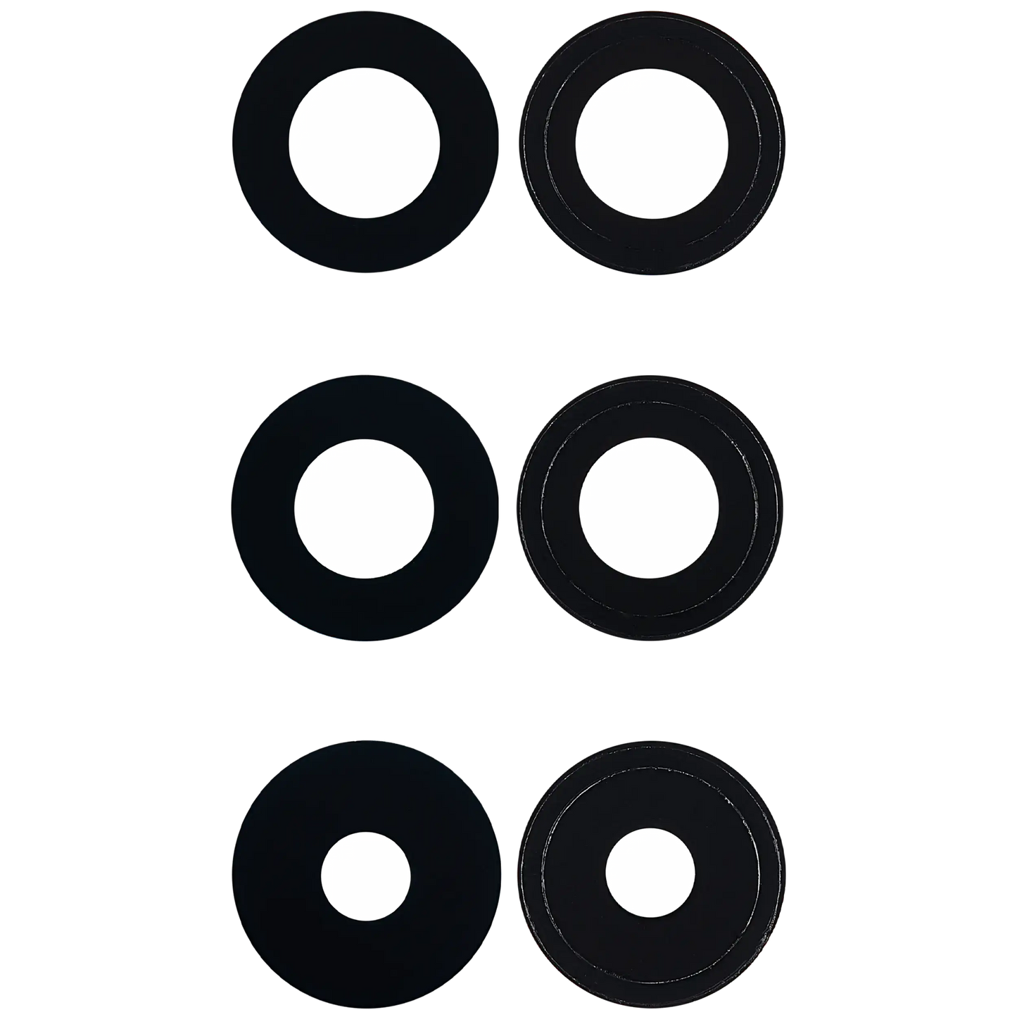 Back Camera Lens (Glass Only) With Adhesive For Samsung Galaxy S25 Plus 5G (3 Piece Set) (All Colors)