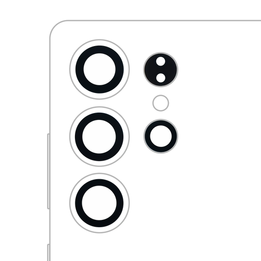 Back Camera Lens (Glass Only) With Adhesive For Samsung Galaxy S25 Ultra 5G (4 Piece Set) (All Colors)