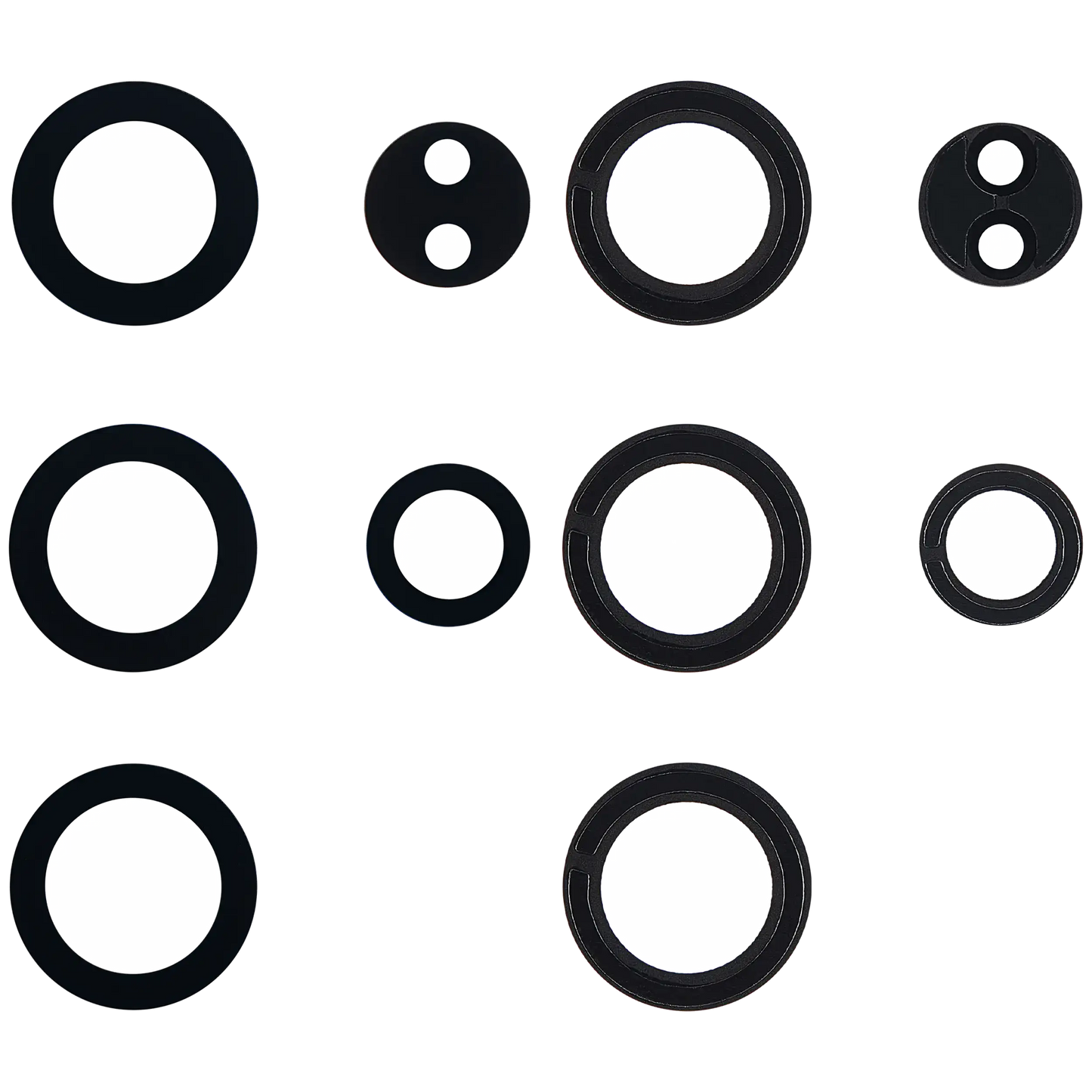 Back Camera Lens (Glass Only) With Adhesive For Samsung Galaxy S25 Ultra 5G (4 Piece Set) (All Colors)