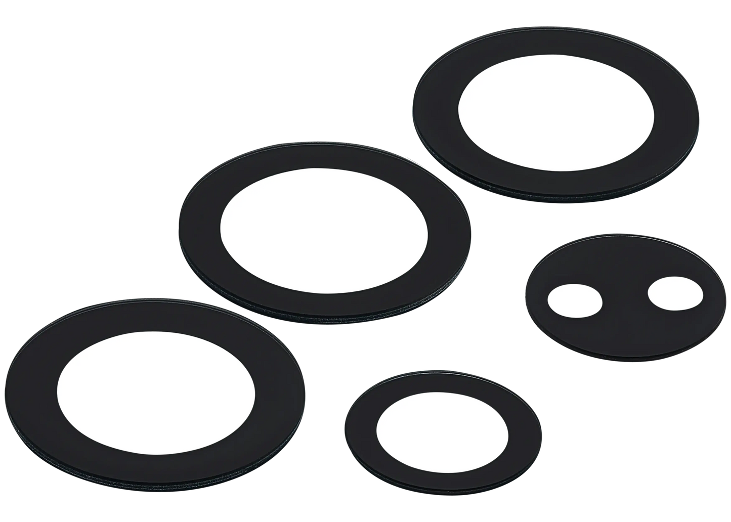 Back Camera Lens (Glass Only) With Adhesive For Samsung Galaxy S25 Ultra 5G (4 Piece Set) (All Colors)