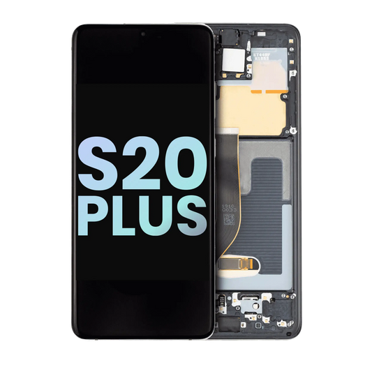 OLED Assembly With Frame For Samsung Galaxy S20 Plus 5G (Service Pack) (Cosmic Gray)