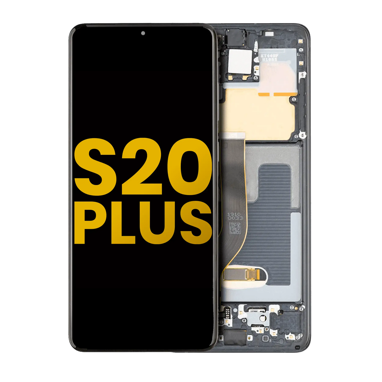 OLED Assembly With Frame For Samsung Galaxy S20 Plus 5G (Refurbished) (Cosmic Black)