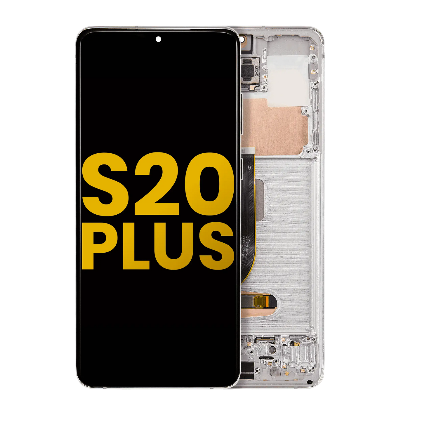 OLED Assembly With Frame For Samsung Galaxy S20 Plus 5G (Refurbished) (Cloud White)