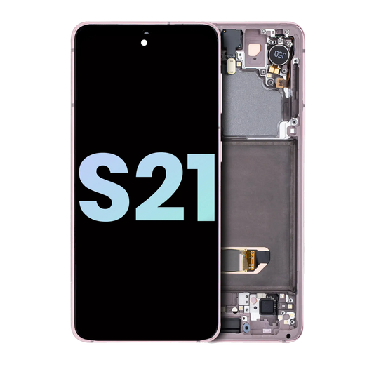OLED Assembly With Frame For Samsung Galaxy S21 5G (Service Pack) (Phantom Violet)