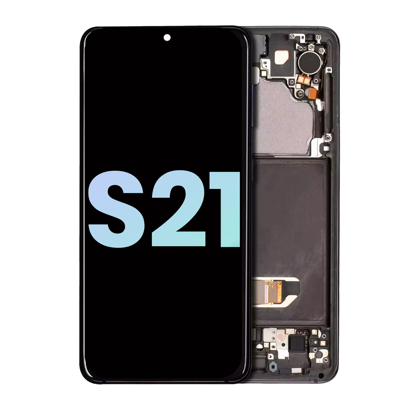 OLED Assembly With Frame For Samsung Galaxy S21 5G (Service Pack) (Phantom Gray)