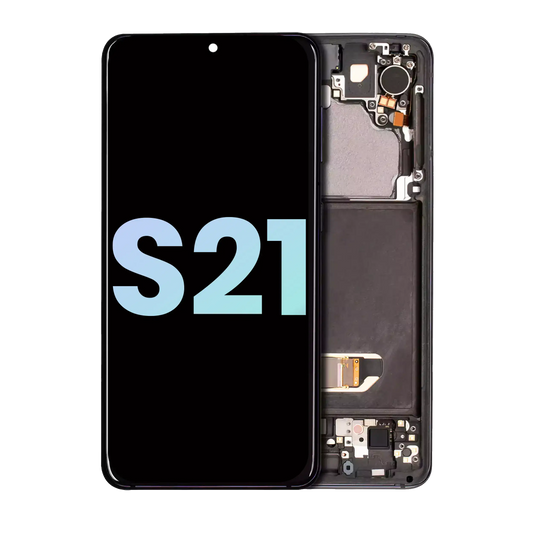 OLED Assembly With Frame For Samsung Galaxy S21 5G (Service Pack) (Phantom Gray)
