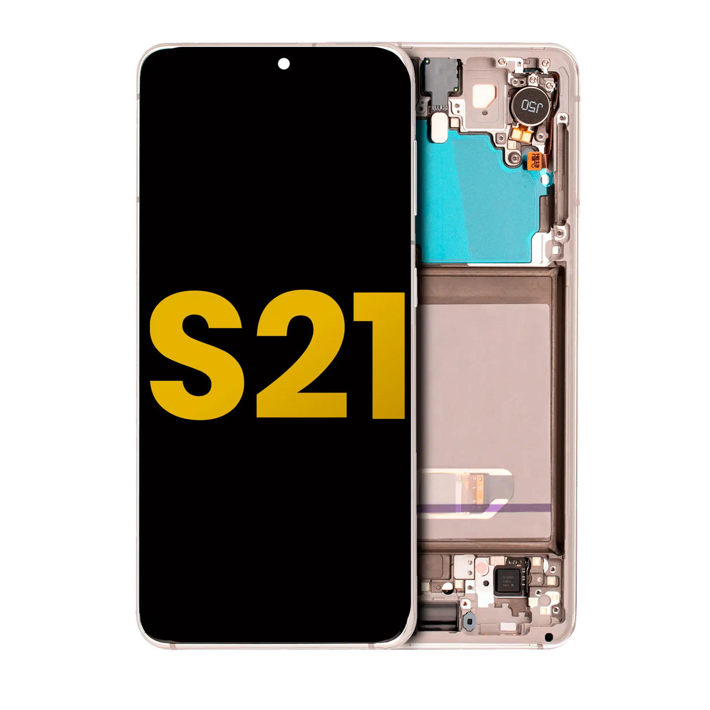 OLED Assembly With Frame For Samsung Galaxy S21 5G (Refurbished) (Phantom White)